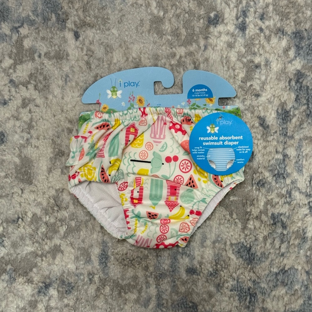 I play reusable swim diaper size 6 months